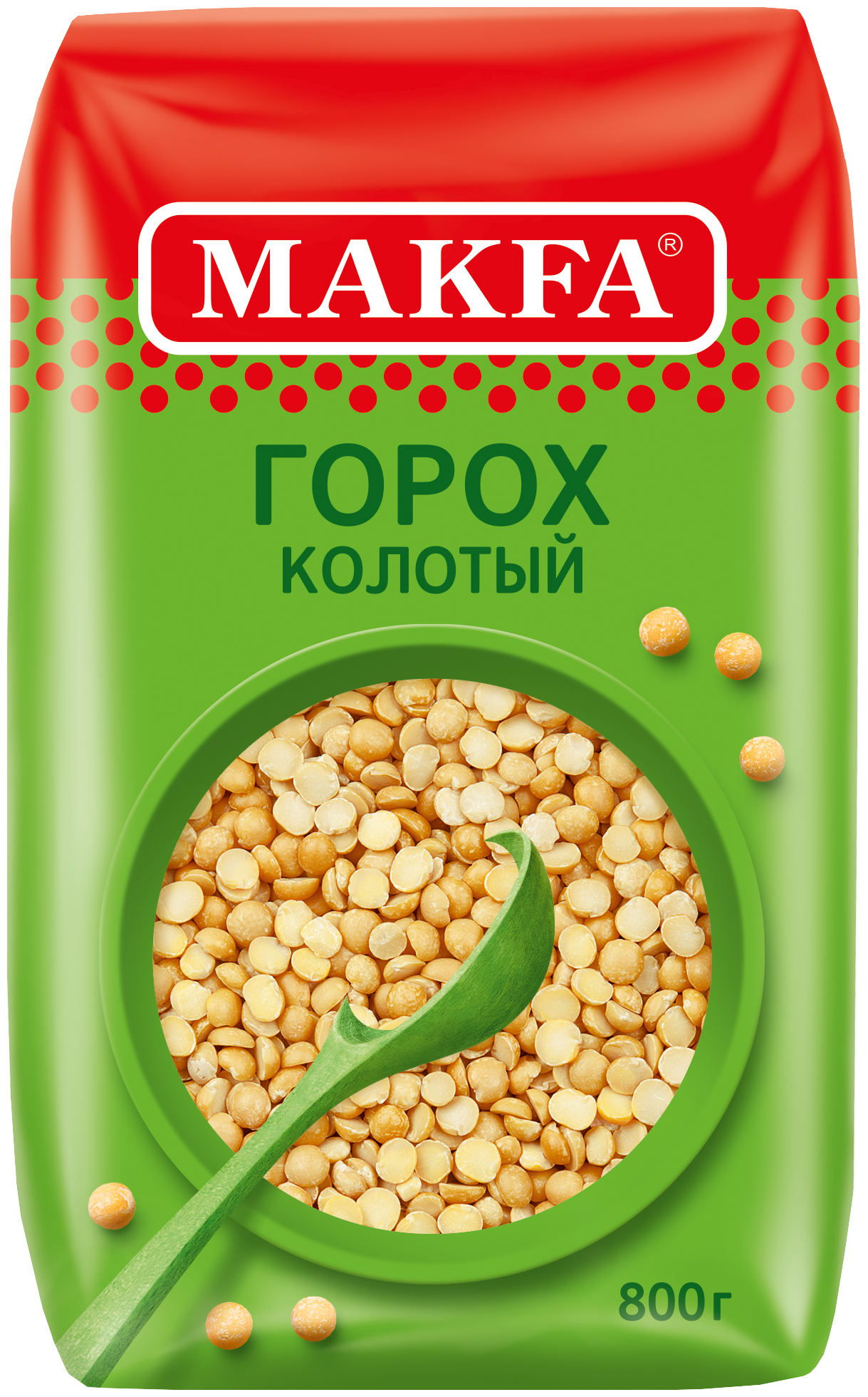 Горох Макфа колотый, 800 г