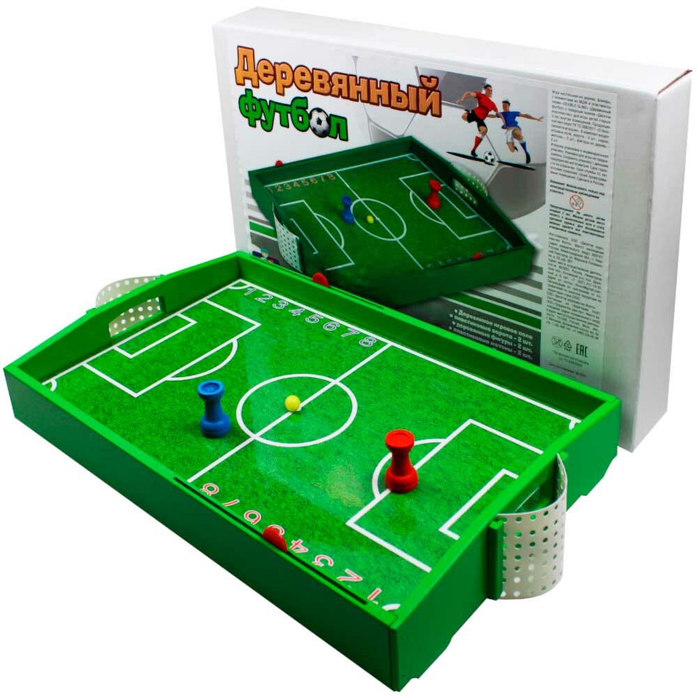 Игра настольная Десятое королевство Деревянный футбол 02187