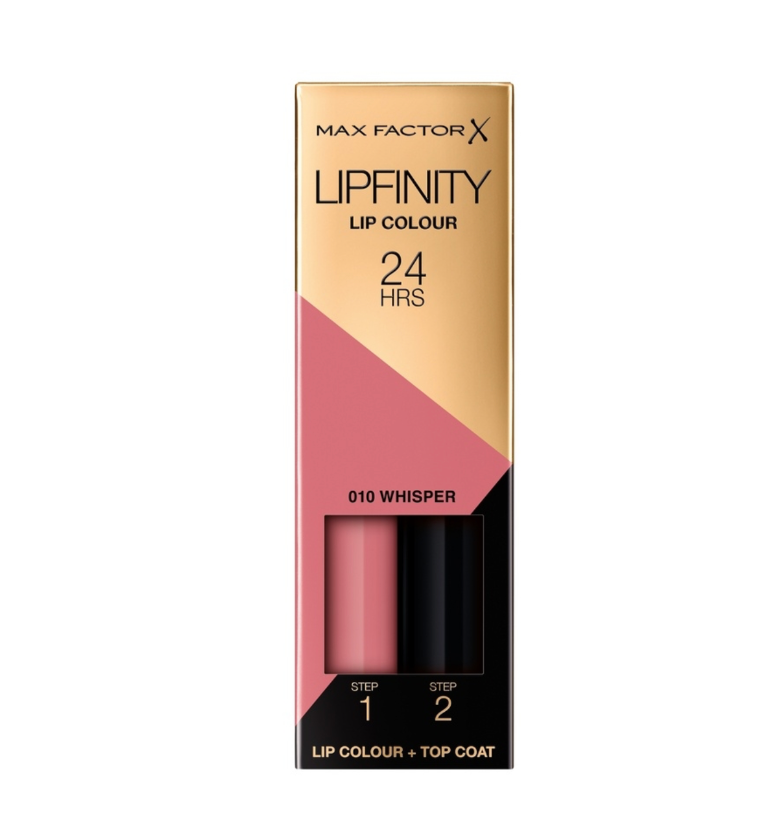 Макс Фактор / Max Factor - Помада+Блеск для губ Lip Colour Lipfinity тон 010 Whisper 4,2 г