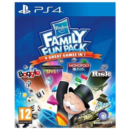 monopoly монополия family fun pack русская версия ps4 Hasbro Family Fun Pack [PS4, английская версия]