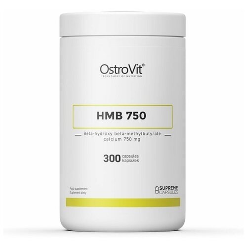 OSTROVIT HMB Supreme Capsules 750 мг (300 капсул) ostrovit hmb 2250 mg 150 капс