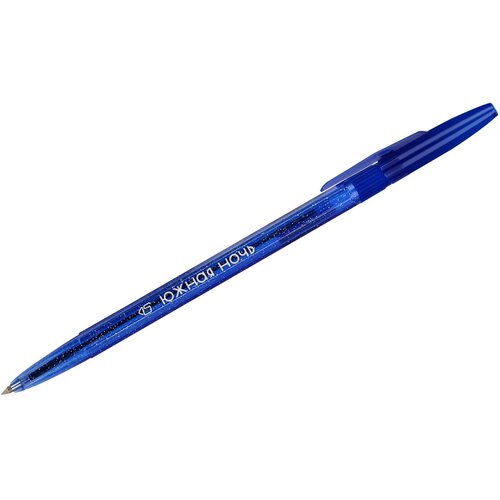 СТАММ Ручка шариковая масляная стамм южная ночь , синяя, корпус тонированный синий, узел 1,2 мм, линия письма 0,7 мм, рк21, 50 шт.
