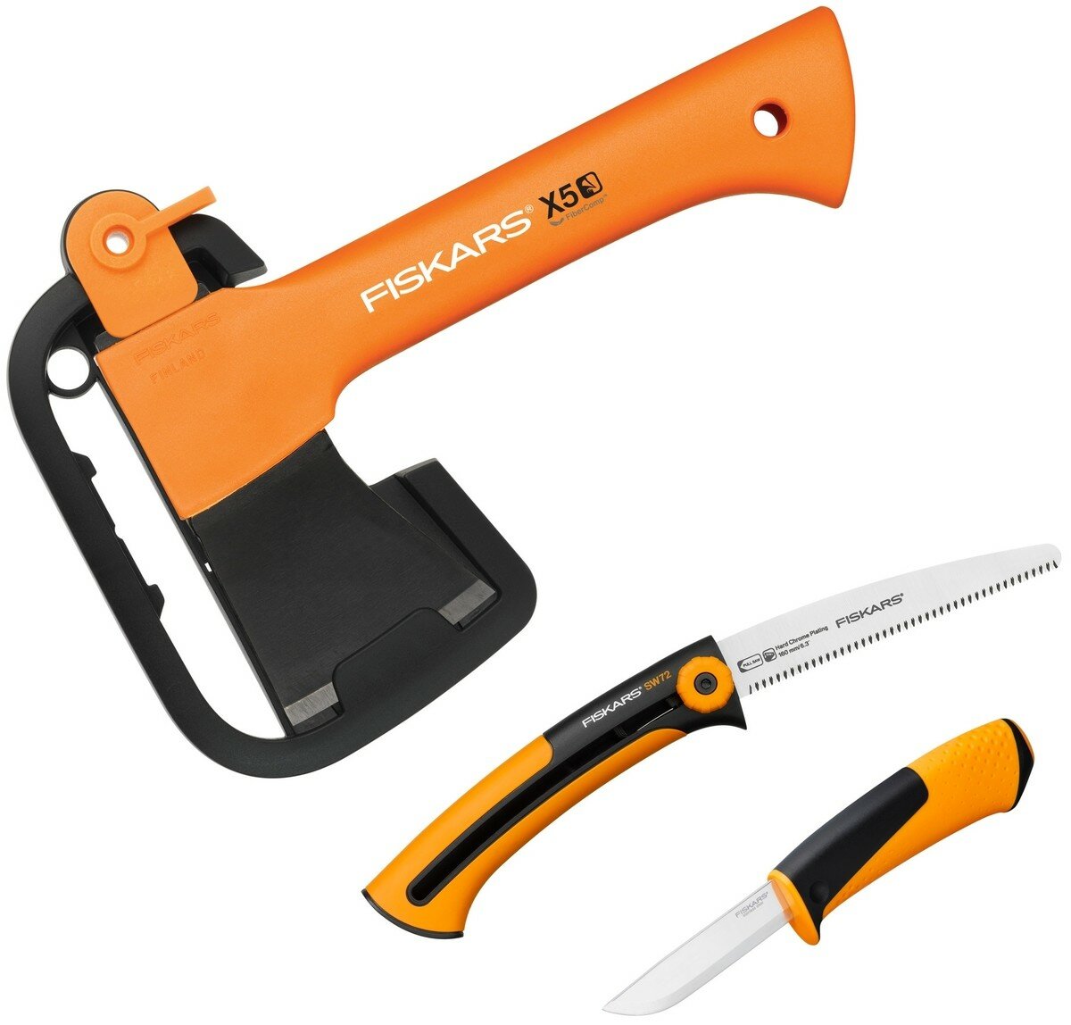 Топор Fiskars 1057912 (+Пила+Нож)