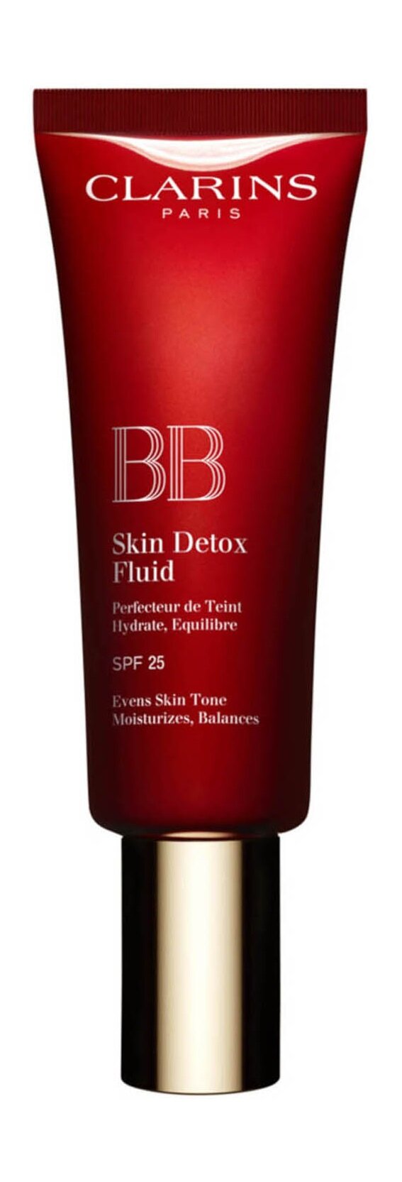 Clarins Тональный флюид BB Skin Detox Fluid SPF 25 тон 02 Medium 45 мл