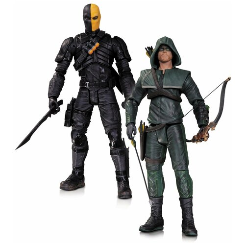 Игровые наборы и фигурки: Набор фигурок Оливер Квин (Зеленая Стрела) и Дэфстроук - Arrow Oliver Queen and Deathstroke, DC Collectibles