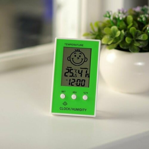 Универсальный электронный термометр для дома, часы и влажность воздуха