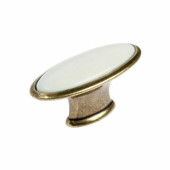 Ручка кнопка CAPPIO Ceramics, цвет бронза - фотография № 6