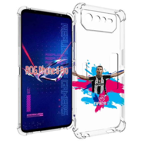 Чехол MyPads Fifa-2019-2020-2021-2022 мужской для Asus ROG Phone 6 Pro задняя-панель-накладка-бампер