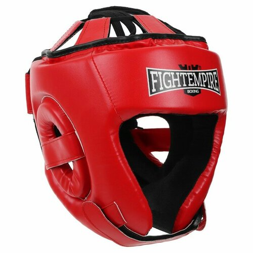 Шлем боксёрский FIGHT EMPIRE, AMATEUR, р. S, цвет красный боксерский шлем green hill fort s