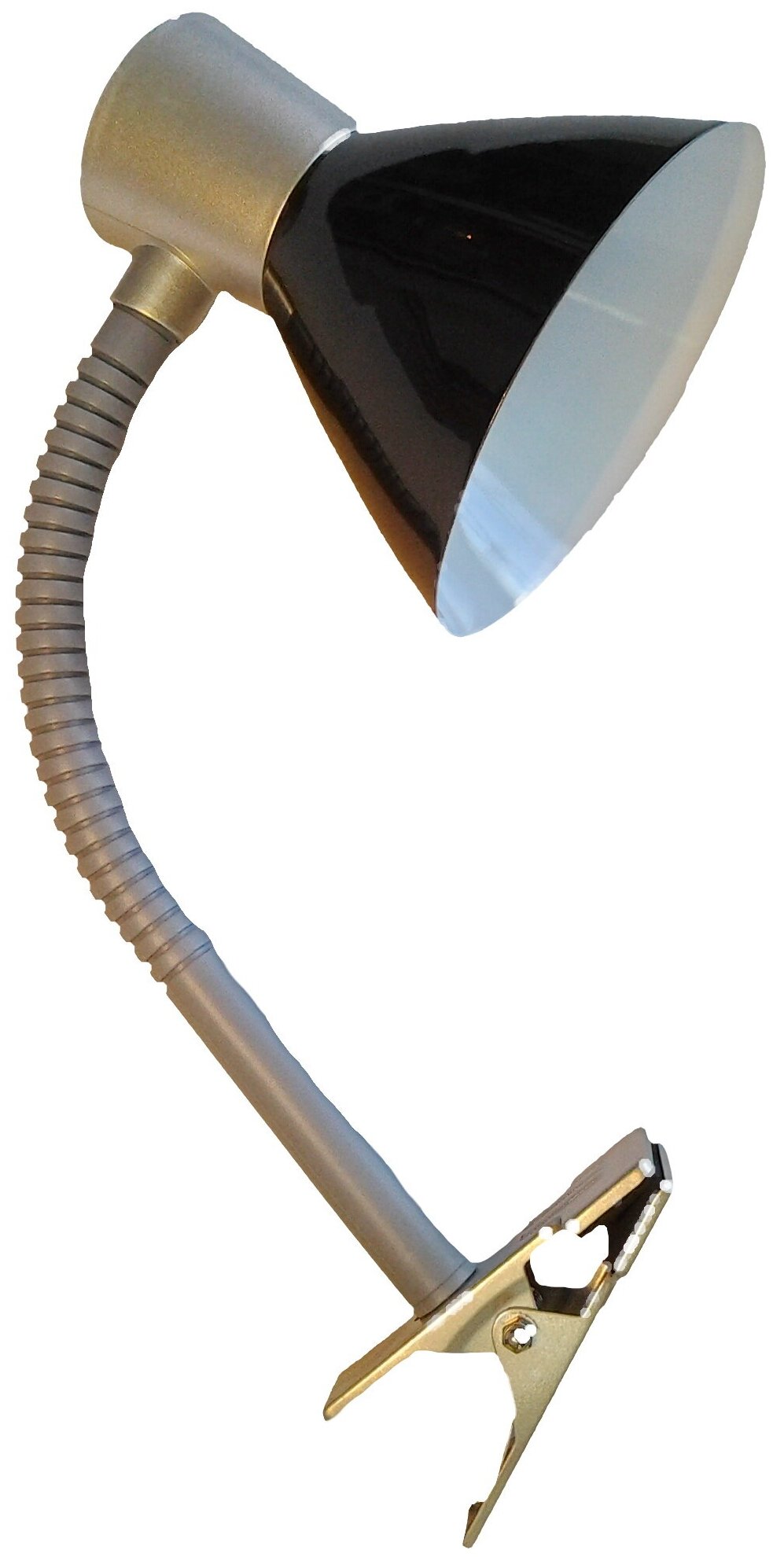 Светильник настольный HN1044B, плафон металл на прищепке