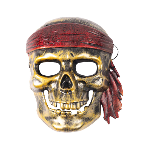 Маска Череп Пирата античный пластик/G маска череп пирата арт 1