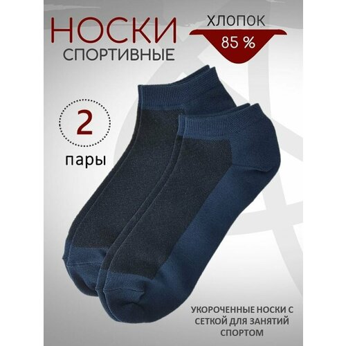 фото Носки biz-one, 2 пары, размер 37-39, синий