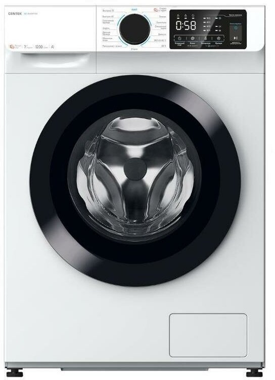 Автоматические стиральные машины CENTEK CT-1920 (белый) - фотография № 1