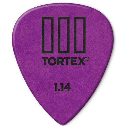 Медиаторы, толщина 1.14 мм, 12 шт. Dunlop Tortex TIII 462P114 12Pack медиаторы средние 12 шт dunlop celluloid orange pearloid medium 483p08md 12pack