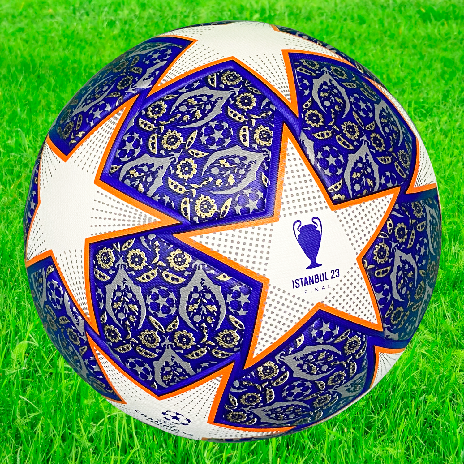 Мяч футбольный Лига чемпионов UEFA, размер 5, фиолетовый