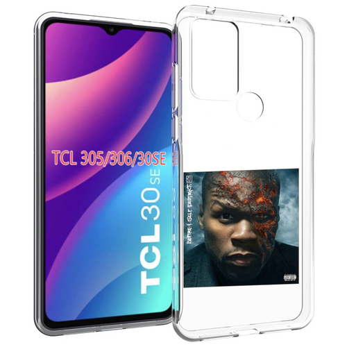 чехол mypads 50 cent feat для tcl 30se tcl 305 tcl 306 tcl 30e задняя панель накладка бампер Чехол MyPads 50 Cent - Before I Self Destruct мужской для TCL 30SE / TCL 305 / TCL 306 / TCL 30E задняя-панель-накладка-бампер