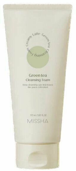 MISSHA Пенка для умывания с зеленым чаем Creamy Latte Green Tea