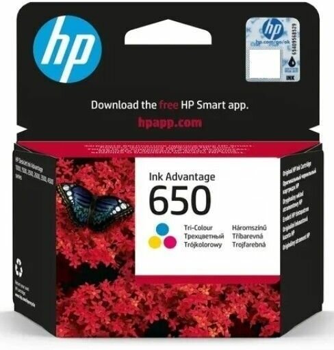 Картридж HP 650, многоцветный / CZ102AE/CZ102AK