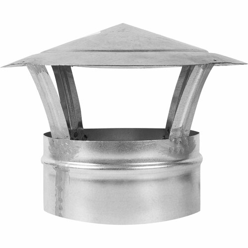 Зонт вентиляционный Ore D160 мм оцинкованный металл турбодефлектор ore d160 мм оцинкованный металл