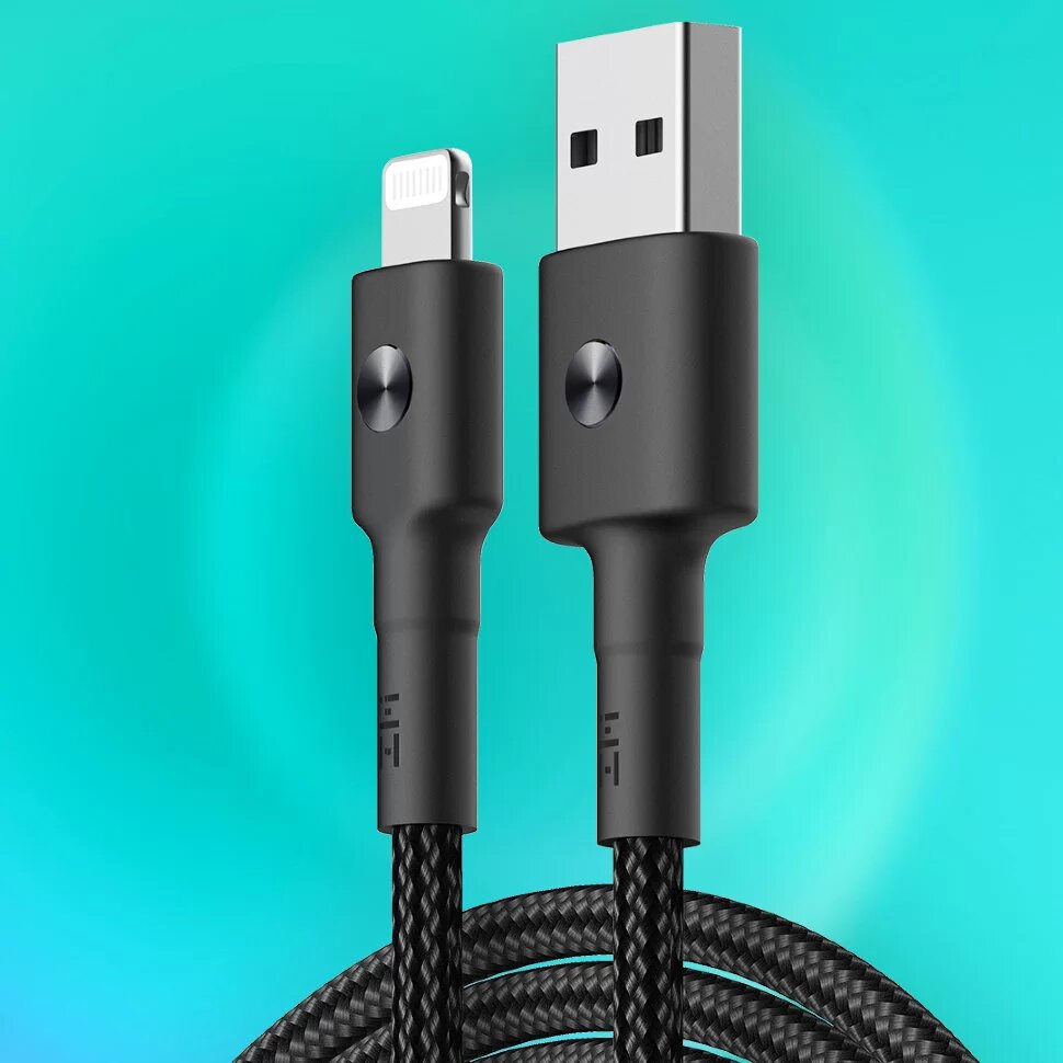 Кабель XIAOMI ZMI, USB Type-C (m), Lightning (m), 1м, MFI, красный [al803 red] - фото №11