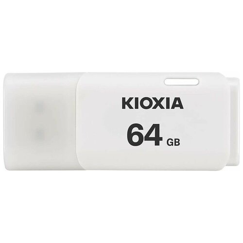 Флешка USB Toshiba Kioxia TransMemory U202 64ГБ, USB2.0, белый [lu202w064gg4]