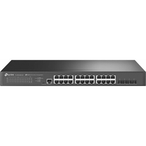 коммутатор tp link tl sg3452x jetstream 2 го уровня 48xgblan 4x10gbsfp Коммутатор TP-LINK TL-SG3428X-M2 JetStream уровня 2+ с 24 портами 2,5 Гбит/с и 4 портами SFP+ 10 Гбит/с