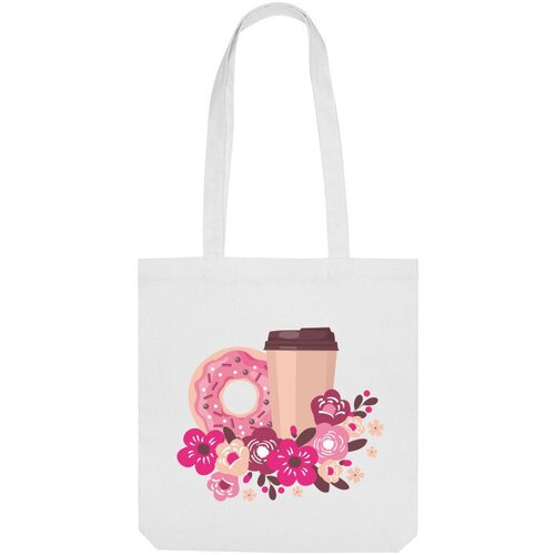 Сумка шоппер Us Basic, белый printio сумка розовые цветы