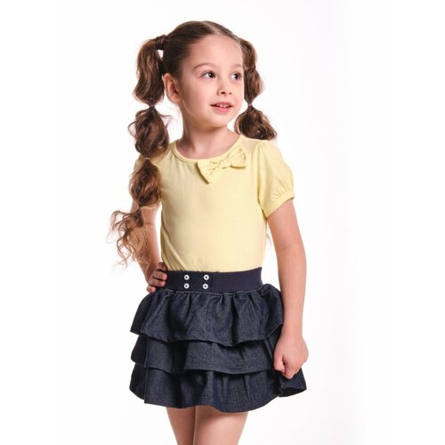 Комплект одежды Mini Maxi, размер 98, желтый комплект одежды sunny bunny nk для девочек блуза и юбка повседневный стиль размер 92 желтый