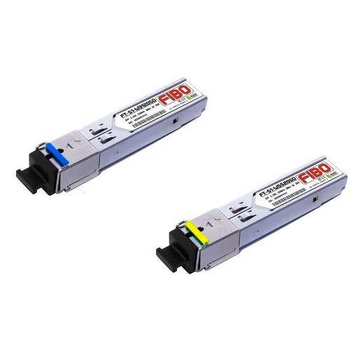 Комплект SFP модулей WDN FIBO FT-S1-W3120SD и FT-S1-W5520SD, 1.25Gb, SC, DDM, 20км