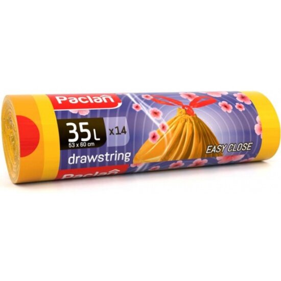 Мешки для мусора с завязками Paclan Aroma ароматиз. 35л 14 шт