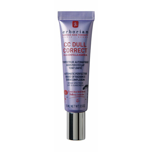 Корректирующий CC-крем для лица против тусклости кожи Erborian CC Dull Correct Dullness Corrector SPF 25 Travel Size