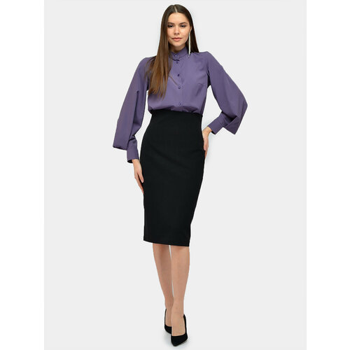 Юбка Viserdi, размер 44, черный юбка viserdi размер 44 фиолетовый