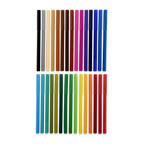 фломастеры centropen colour world washable 30 цветов арт 7790 30 85 Фломастеры Unitype 30 цветов CENTROPEN Washable - (2 шт)