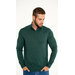 Пуловер , кашемир, длинный рукав, силуэт прилегающий, средней длины, вязаный, трикотажный, размер 3XL, зеленый