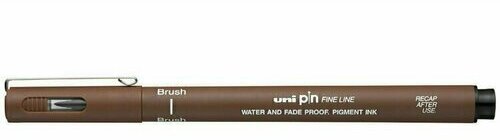 Линер Uni "PIN brush-200(S)", сепиа