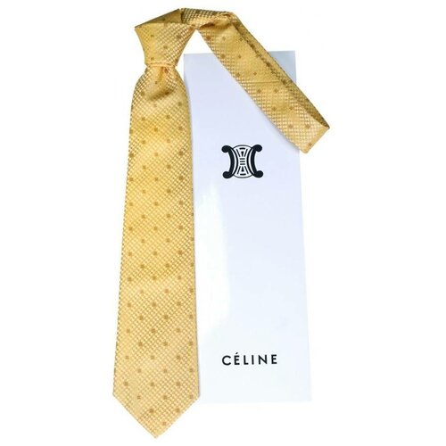 Светло-золотистый галстук Celine 58160