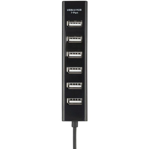 Разветвитель USB на 7 портов черный Rexant 18-4107 (50 шт.)