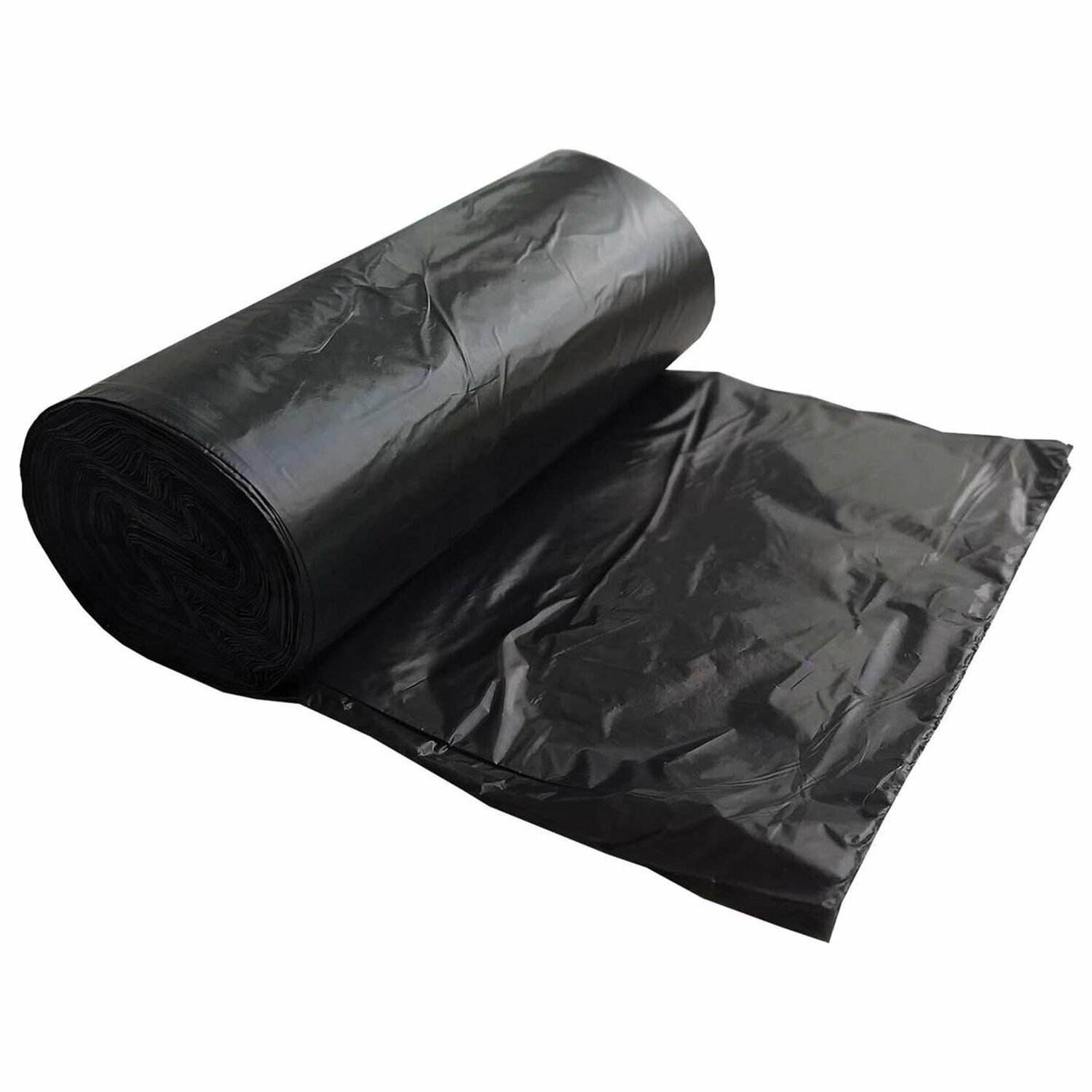 Мешки для мусора 60 л, черные, в рулоне 20 шт, ПНД, 10 мкм, 60х72 см, стандарт, концепция быта, 0053