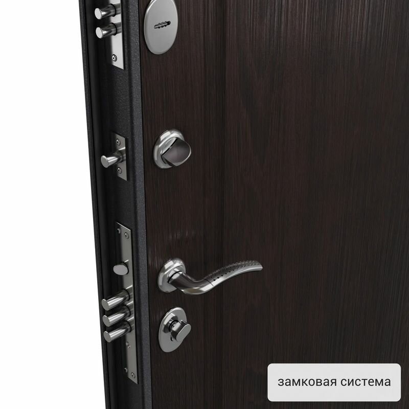 Дверь входная Torex для квартиры Flat-S 950х2050 правый, тепло-шумоизоляция, антикоррозийная защита, замки 4-го и 2-го класса защиты, серый/коричневый - фотография № 6