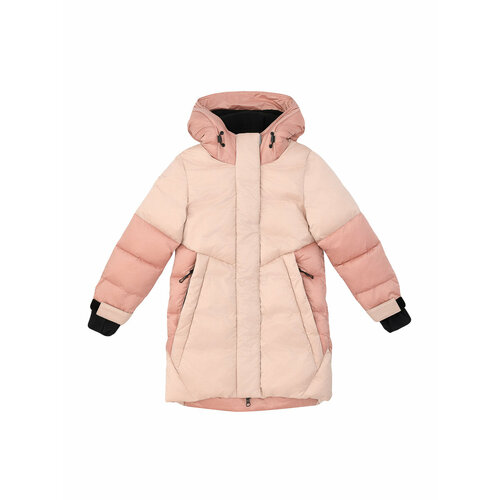 фото Куртка oldos зимняя, размер 122-64-57, розовый