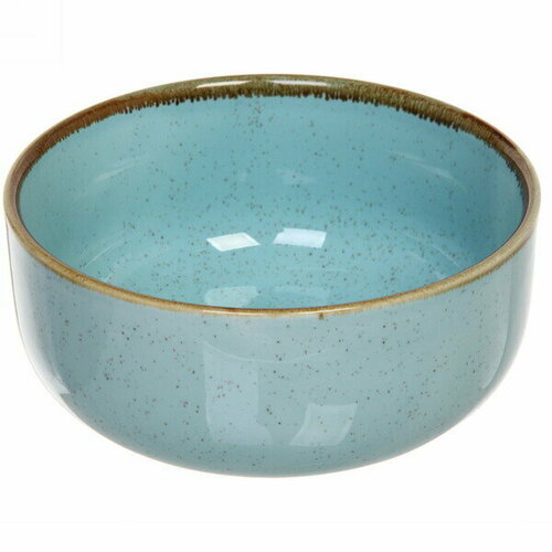 Салатник керамический «Tiffany Blue» 15,5*7см