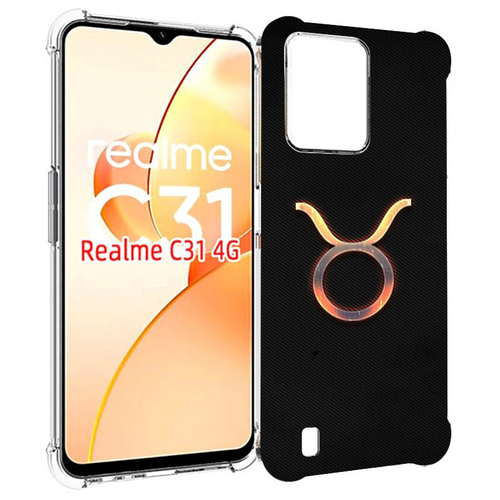 Чехол MyPads знак зодиака телец 5 для OPPO Realme C31 задняя-панель-накладка-бампер чехол mypads знак зодиака телец 1 для oppo realme c31 задняя панель накладка бампер