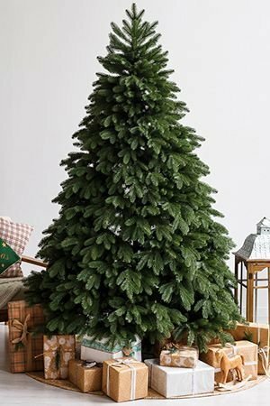 Искусственная елка Барнелло Люкс 240 см, литая 100%, GREEN TREES 640-820