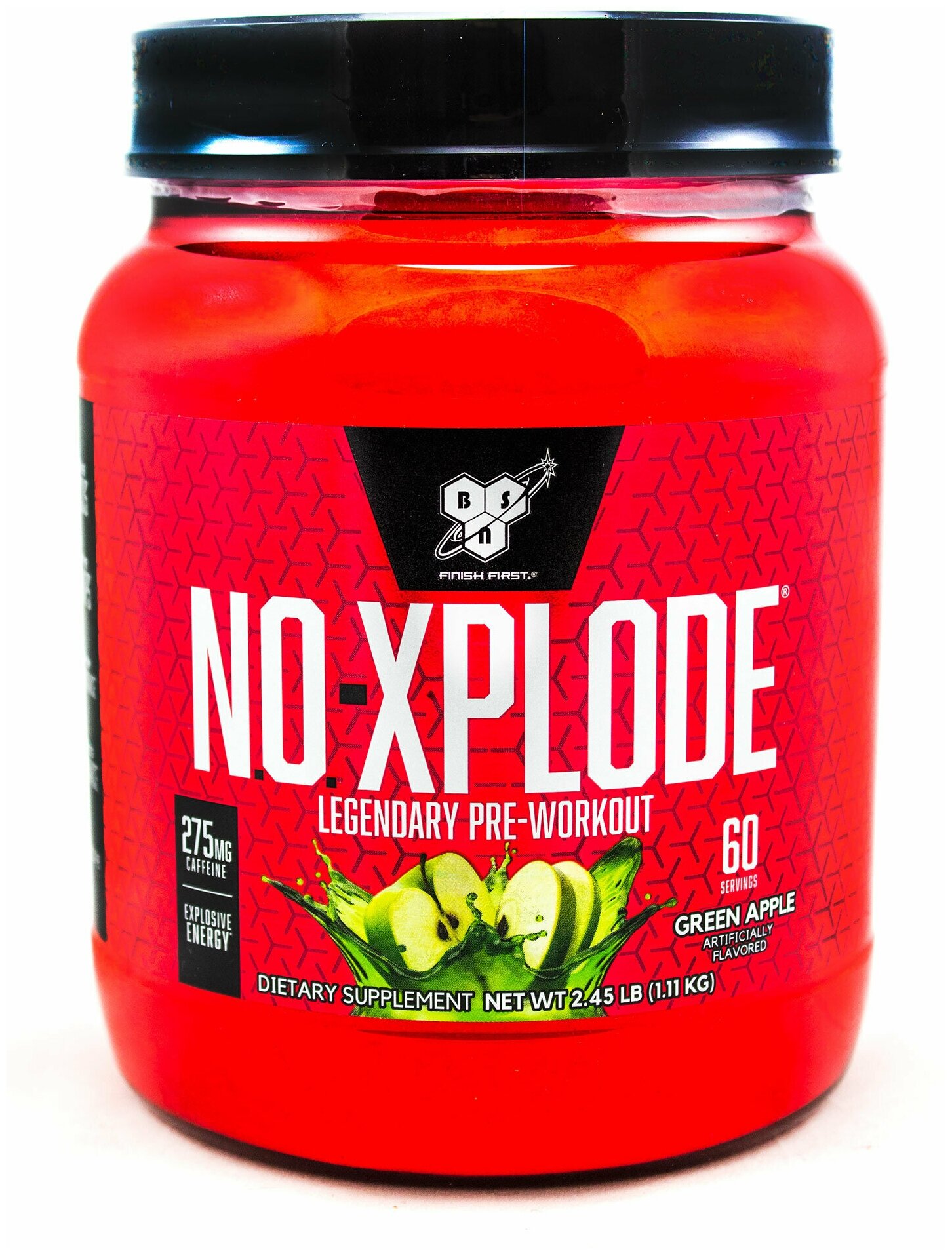 BSN N.O.-Xplode 3.0 (60 порций) (Green apple)