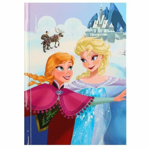 Блокнот А6 40 листов в твёрдой обложке Холодное сердце 494₽