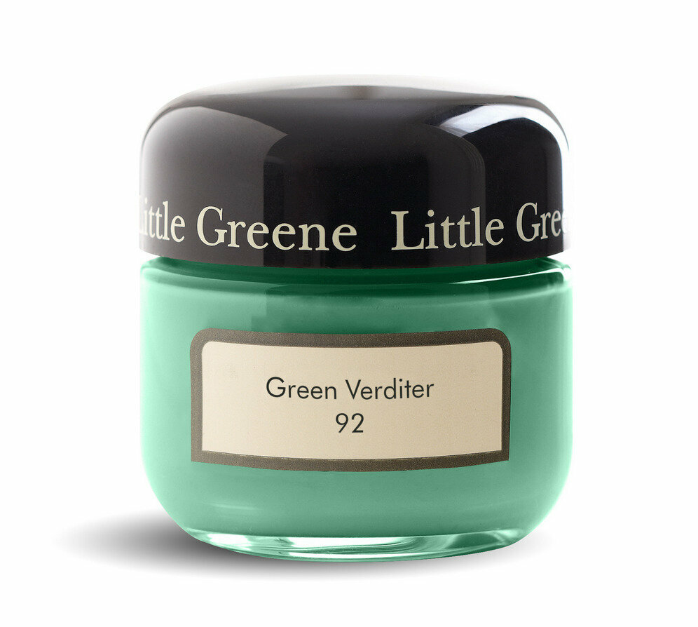 Пробник краски в/э акриловой Little Greene, цвет № 92, GREEN VERDITER, 60 мл