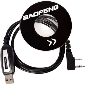 USB кабель и CD диск для программирования раций Baofeng, Kenwood, TYT и QuanSheng