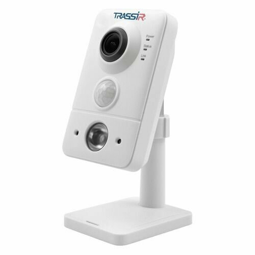 Камера видеонаблюдения IP Trassir TR-D7121IR1 v6, 1080p, 2.8 мм, белый