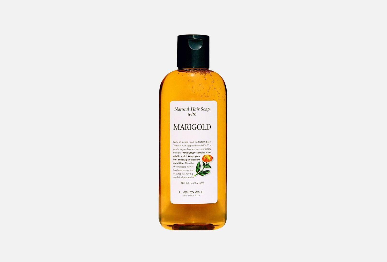 Шампунь для жирной кожи головы lebel hair soap marigold