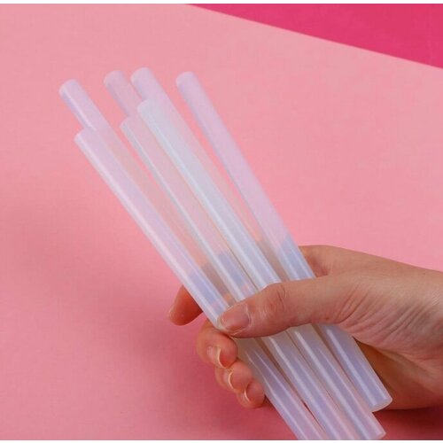 Клеевые стержни 74х200 мм 7 шт прозрачный 119₽